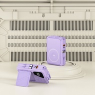 Power Bank แบบมีสายเคเบิล AC พร้อมปลั๊ก AC สำหรับ Apple Huawei Iwatch WatchGT4 GT5 ที่ได้รับการรับรอ