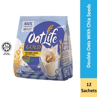 OATLIFE Gold Double Oat With Chia Seeds 32g x 12 Sachets