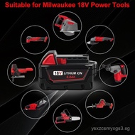 2 Pack 8.0Ah 18V M18 Lithium Batteries Replacement for Milwaukee M18 Battery, Perfectly Compatible w