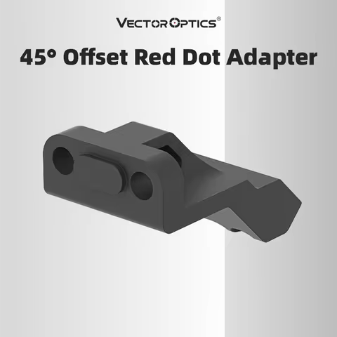 Vector Optics 45 degrees Offset Red Dot Adapter Mount for Diverse Red Dot Platforms