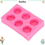 HUISHU|Mould, Reusable  Silicone Mould, Baking Mould 6-Cavity Silicone  Baking Mould Baking Tools