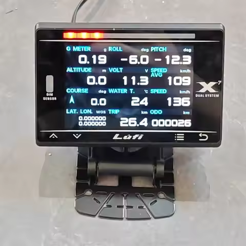 LUFI X7 4th Car Gauge OBD GPS Head-up Display Water Temp Turbo Boost Oil Pressure Oil Temperature G 