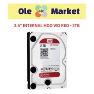 3.5” INTERNAL HDD WD RED - 2TB