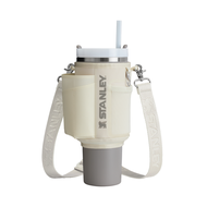 STANLEY冒險系列吸管隨手杯1.18L肩背帶/ 象牙白