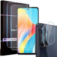 For OPPO A58 A38 A98 A78 A96 A98 A54s A54 A74 Reno 10 8 8 Pro Lite 5G Tempered Glass Screen Camera L