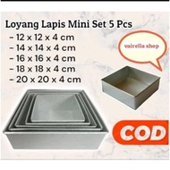Mini Box Pans Size 12 14 16 18 20 CM LAPIS LEGIT Cake Pans