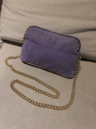 ❤️🈹🈹Hermes Bolide nice purple colour gold chain bag vintage ado mini Kelly charm