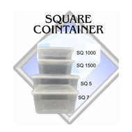 SQUARE CONTAINER PP SQ1/SQ1500/SQ5/SQ7