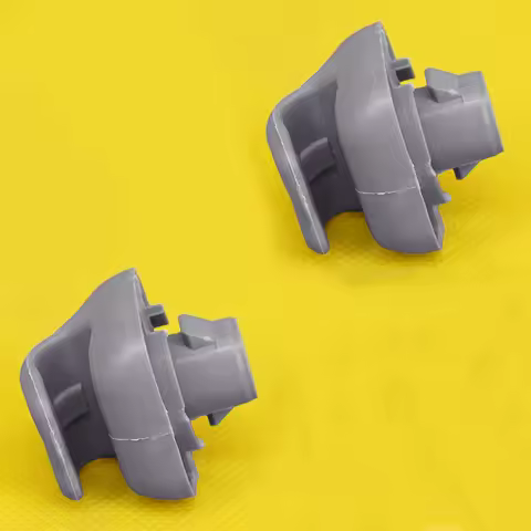 2Pcs/Set Car Grey Interior Sun Visor Clip Holder Bracket Fit For Nissan Qashqai J10 Juke 350Z Infini