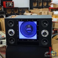 ลำโพงบลูทูธ 10 นิ้ววอยซ์คู่ ตู้แบนพาส ตู้เบส สูตรแข่ง 10" ลมหลังดอก แอมป์ D900 DIY เสียงกลาง6.5นิ้ว