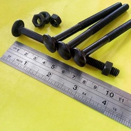 BAUT MUR CB 5/16 x 4" INCHI / BAUT M8 PANJANG 10CM / BAUT 12 KUNCI 12 HITAM BAUT PAYUNG BUMPER CARRI
