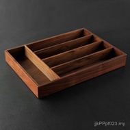 Storage Storage Box Storage Rack Household Black Walnut Cutlery Chopsticks Box Hold Chopsticks Cutle