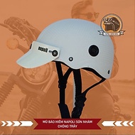 Mũ Bảo Hiểm Napoli Sơn Carbon Nửa Đầu N088 [CHÍNH HÃNG] [FREESHIP] - Nón Bảo Hiểm NS 1/2 Sơn Nhám Ca