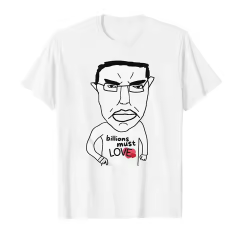 Billions must love - chudjak mee divertida camiseta de manga para mujeres