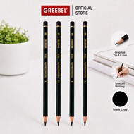 Greebel Pencil Graphite Pencil 8B 1 Pcs (Unit) Super Thick Shading Drawing Pencil 7018 Grade 8B