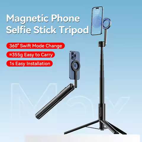 Ulanzi MG-002 Max 1.64m / MG-003 Pro 1.36m Magnetic Phone Selfie Stick Extendable Tripod for iPhone 