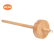 Drop Spindle Top Whorl Yarn Spinner for Crocheting   Wheel for Yarn Making Hand Carved Wooden Spindl