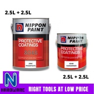 Nippon Paint 8048 Zinc Phosphate Primer Pearl Grey 5L - 5 Liter