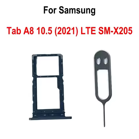 BANERYPAK parts SIM & Micro SD Card Tray for Galaxy Tab A8 10.5 (2021) LTE SM-X205 Sim Tray