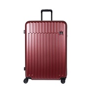 【CROWN】防盜拉鍊 29吋 行李箱 碳纖紋路 紅色