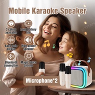 Wireless Karaoke Mini Portable Speaker Bluetooth with Mic Home Party Outdoor Camping Entertainment Karaoke Speaker 藍牙音箱