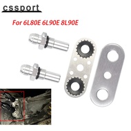 551121-6AN Oil Seal Line Connector Hose Transmission Cooler Line Adapter Plate with 6AN Fittings Sea