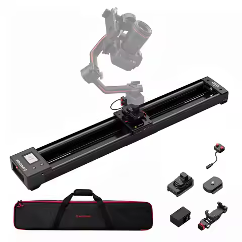 IFOOTAGE Shark Slider Nano II 860 Motorized Camera Slider - 26" Multi-Axis Pan Slider for DJI RS 2/R