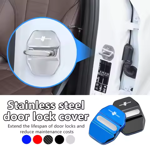 For BMW Car Door Lock Cover Stainless Steel Anti Corrosion Protection Performance M Alpina iX iX1 iX
