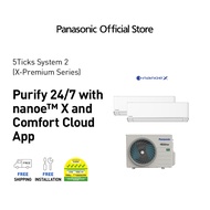 Panasonic X-Premium R32 nanoe™ X Residential Smart Aircon, Air-conditioner, Air-conditioning - System 2 (5 Ticks)