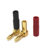 Pure Copper Elbow Banana Plug Speaker Connection Speaker Cable Connection Terminal L Type 90 Degree 
