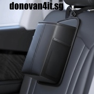 DONOVAN4IT Auto Interior Seat Organizer, Center Console Fix Strap Car Seat Side Storage Bag, Compact