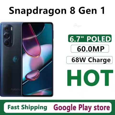 Global Version Motorola Moto X30 Mobile Phone Snapdragon 8S Gen 1 Android 12.0 GPS 6.7" POLED 144HZ 