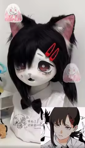 Furry Head Handmade Customized Fursuit Head Cosplay Headsets Beast Kigurumi Fursuit Kigurumi Head Fu