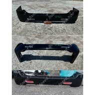 JDM Used Original Rear Bumper V1 PFL Belakang With Lampu Reflector Light Lamp Nissan Elgrand E51 Jap