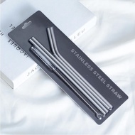 Stainless Steel Straw304Food Grade Reusable Milk Tea Straw6mmDiameter Metal Multicolor Beverage Straw[jj]