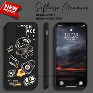 [UV04] SOFTCASE MACARON MOTIF ASTRONOT LUCU CAMERA PROTECT FOR XIAOMI REDMI NOTE 9 PRO - SOFT CASE M