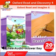 (In Stock) พร้อมส่ง  หนังสือ Oxford read and Discover และ Oxford Read and Imagine Level 4 (20 Books) Free audio+answer key