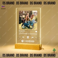 Plak Muzik 7 Warna LED [A6/A5/A4 saiz] LED Music Plaque / Gift Plaque / Song Akrilik / Acrylic /UV W