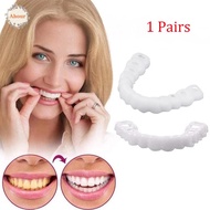 AHOUR Teeth Accessories Cover Cosmetic Teeth Fake Tooth Teeth Whitening Comfort Fit False Teeth Vene