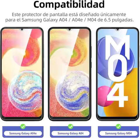 For Samsung Galaxy A04 A04s A04e M04 Screen Protector Tempered Glass HD 9H High Aluminum Transparent