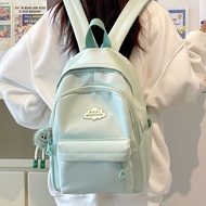 Ins Mini Backpack All-Match Girl Small Backpack College Student Japanese Cute Mommy School Bag Light