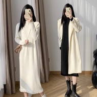 Sweater Dress - Fall/Winter Turtleneck Fringe Women