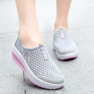 Kasut Perempuan Thick-Soled Booster Shoes Women Sneakers Shoes Flat Loafers Fashion Boat Shoes รองเท้าลำลอง HOT ●11/3☸✾✌