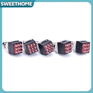SWEETHOME 5 pcs 3PDT 9-Pin Guitar Effects Stomp Switch Pedal Box Foot Metal True Bypass SWEETHOME