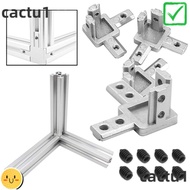 CACTU Bracket Connector 2020 3030 4040 Series Slot Aluminum Alloy Durable 3-Way