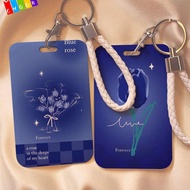 CHAAKIG Credit Card Holders, Plastic Business Card Holder, Cute Bus Card Cover  Student