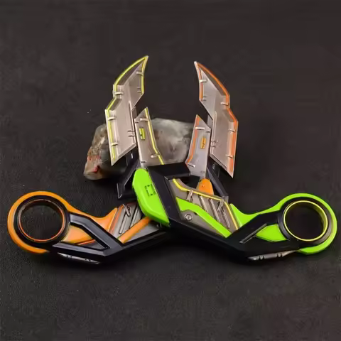 17cm Valorant RGX 11z Pro Karambit Metal Weapon Safely Sword Melee Weapon Model Ornaments Collection