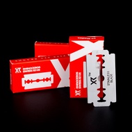 XR Stainless Blade ใบมีดโกน 2คม 1 กล่อง 100 ใบ Stainless Hair Cut Razor Blades