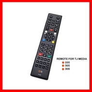 TJ MEDIA HANDHELD REMOTE CONTROL TKR-355/TKR-305/TKR-306