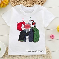New hot sale children's t-shirt interesting The Henry Stickmin cartoon print boys tshirt summer todd